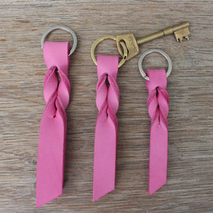 Twist Keyring - Hot Pink