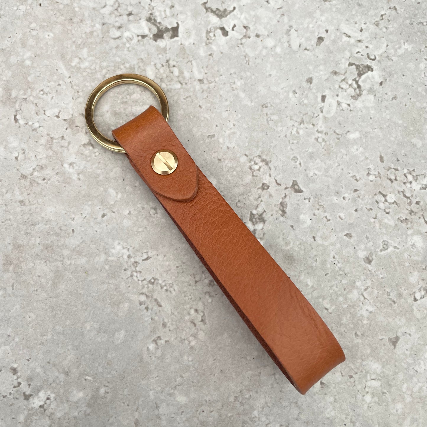 Loxley Loop Keyring - Whisky Leather