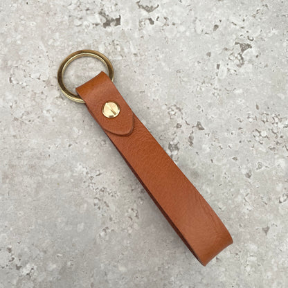 Loxley Loop Keyring - Whisky Leather