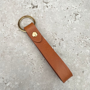 Loxley Loop Keyring - Whisky Leather