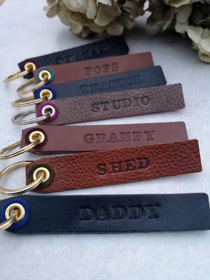 Personalised keyring - long