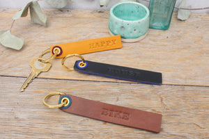 Personalised keyring - long