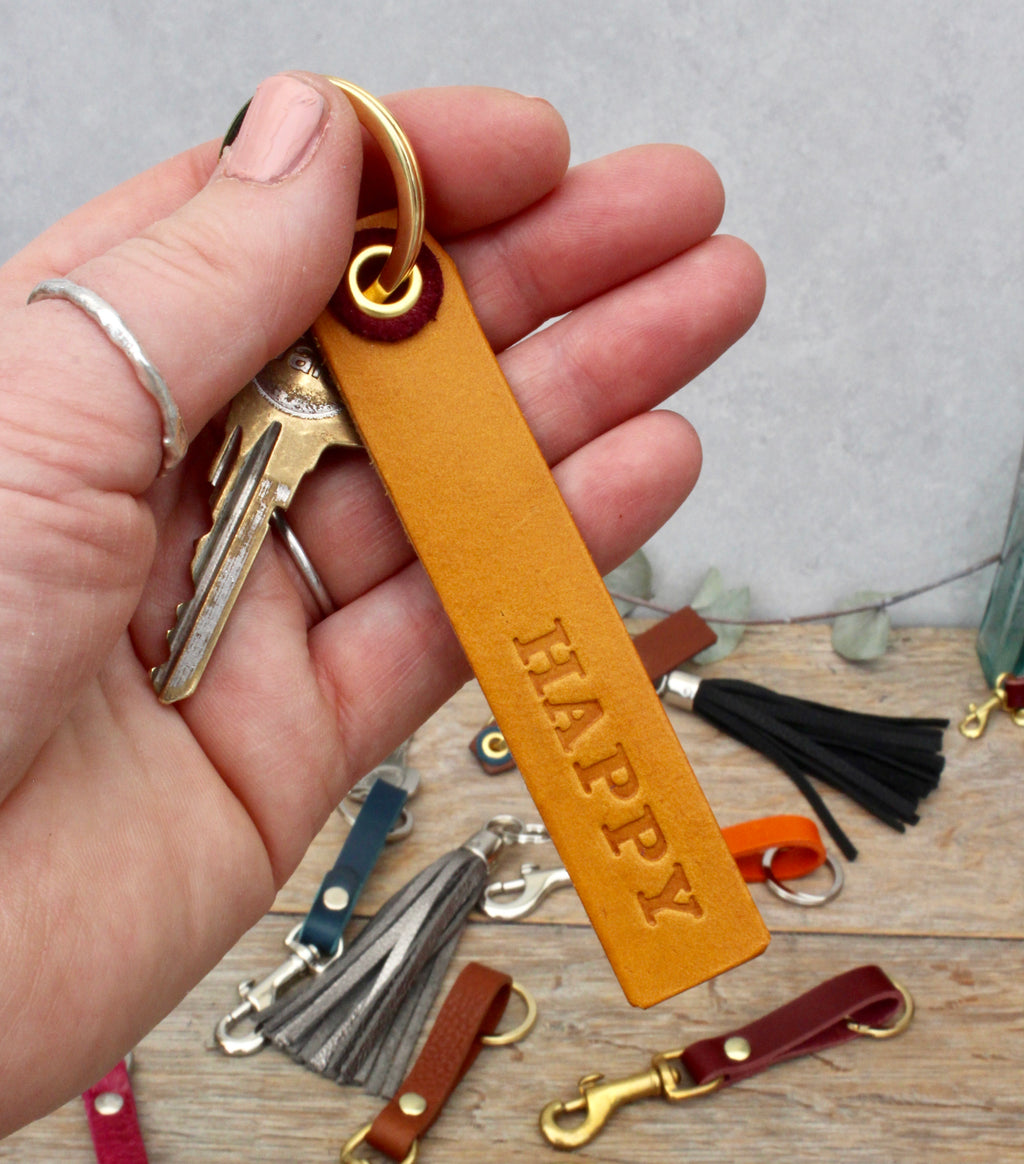 Personalised keyring - long