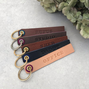 Personalised keyring - long