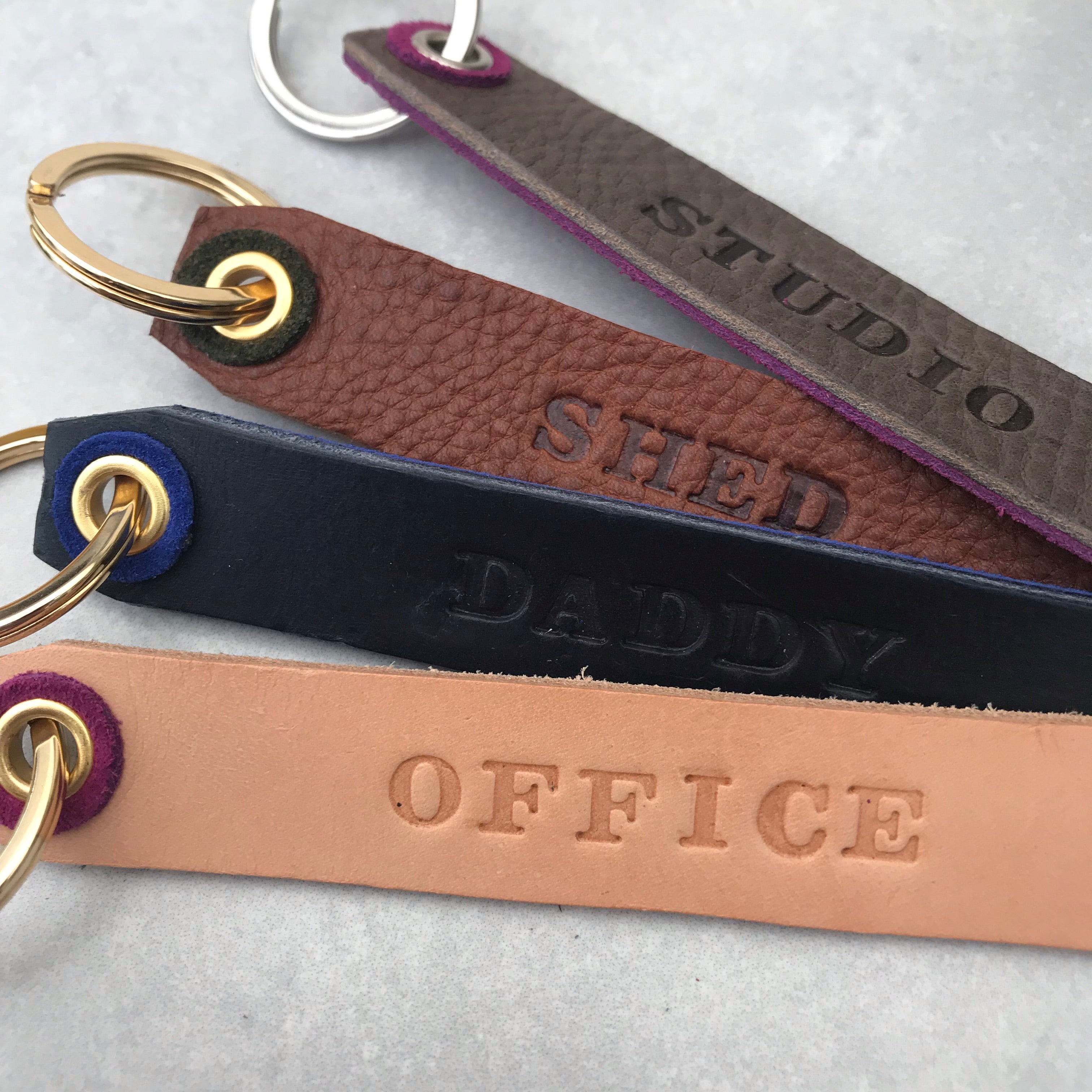 Personalised keyring - long